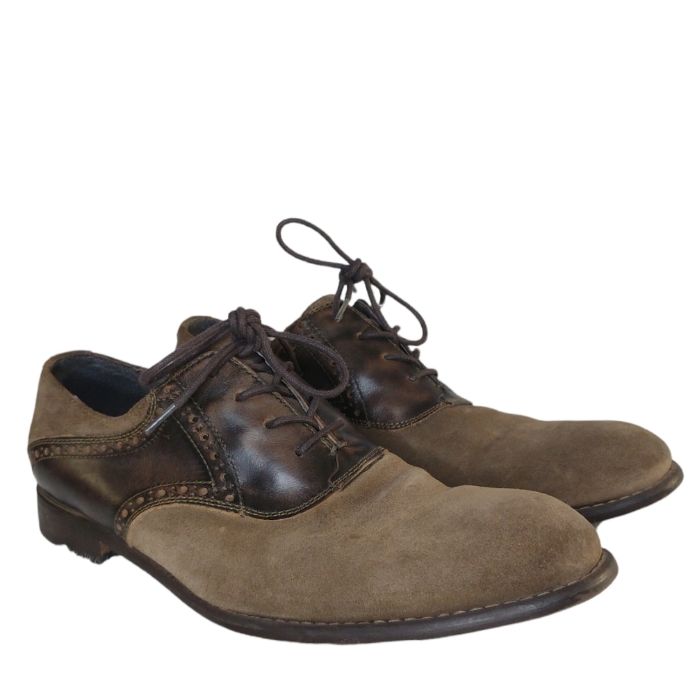 Men's Brown Leather and Suede Shoes